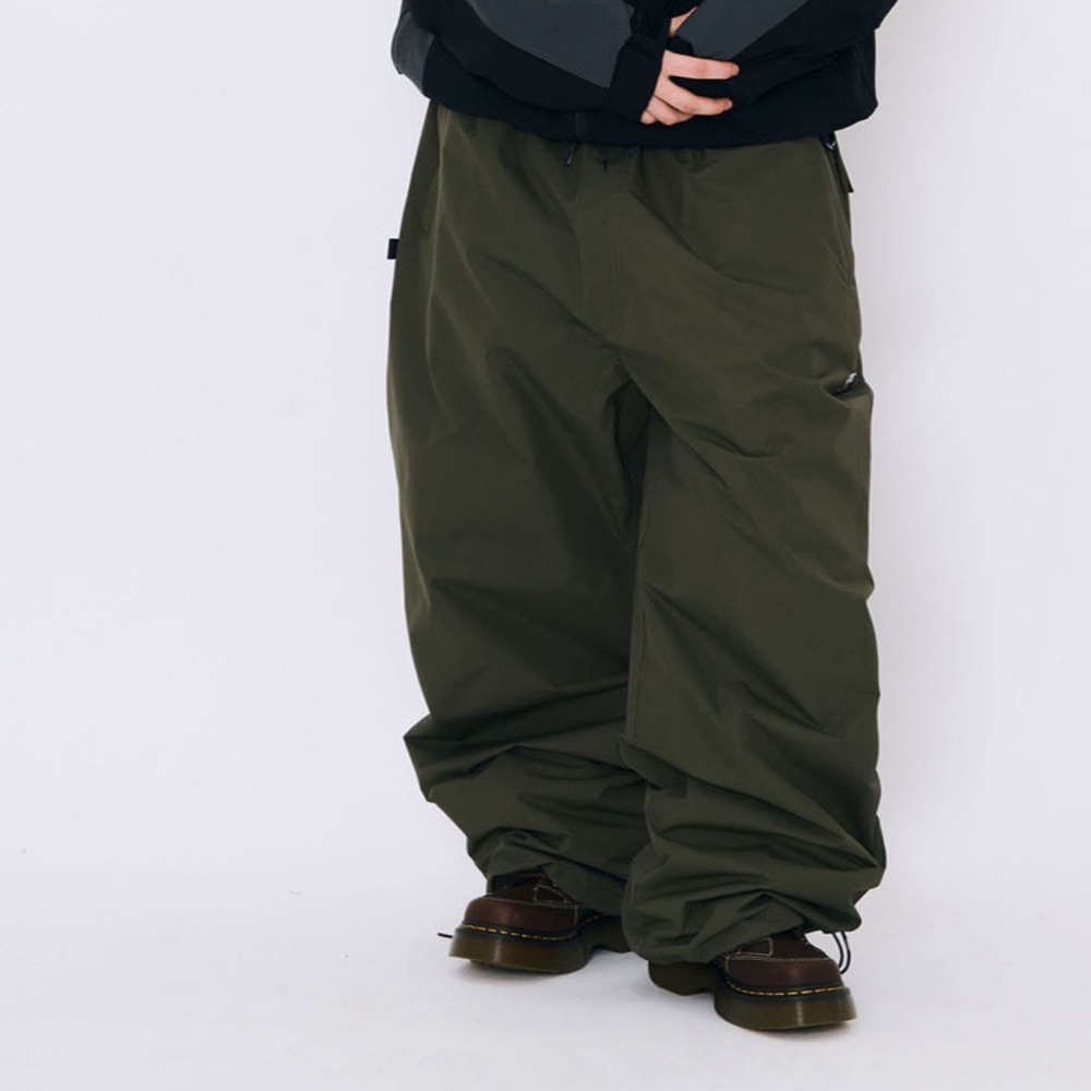 Bsrabbit super wide track snow pant  dark green
